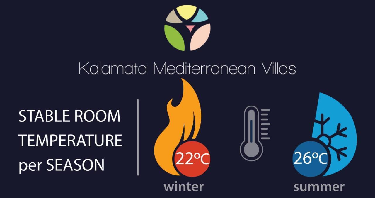 Villa Vesta Retire - Kalamata Mediterranean Villas Zewnętrze zdjęcie